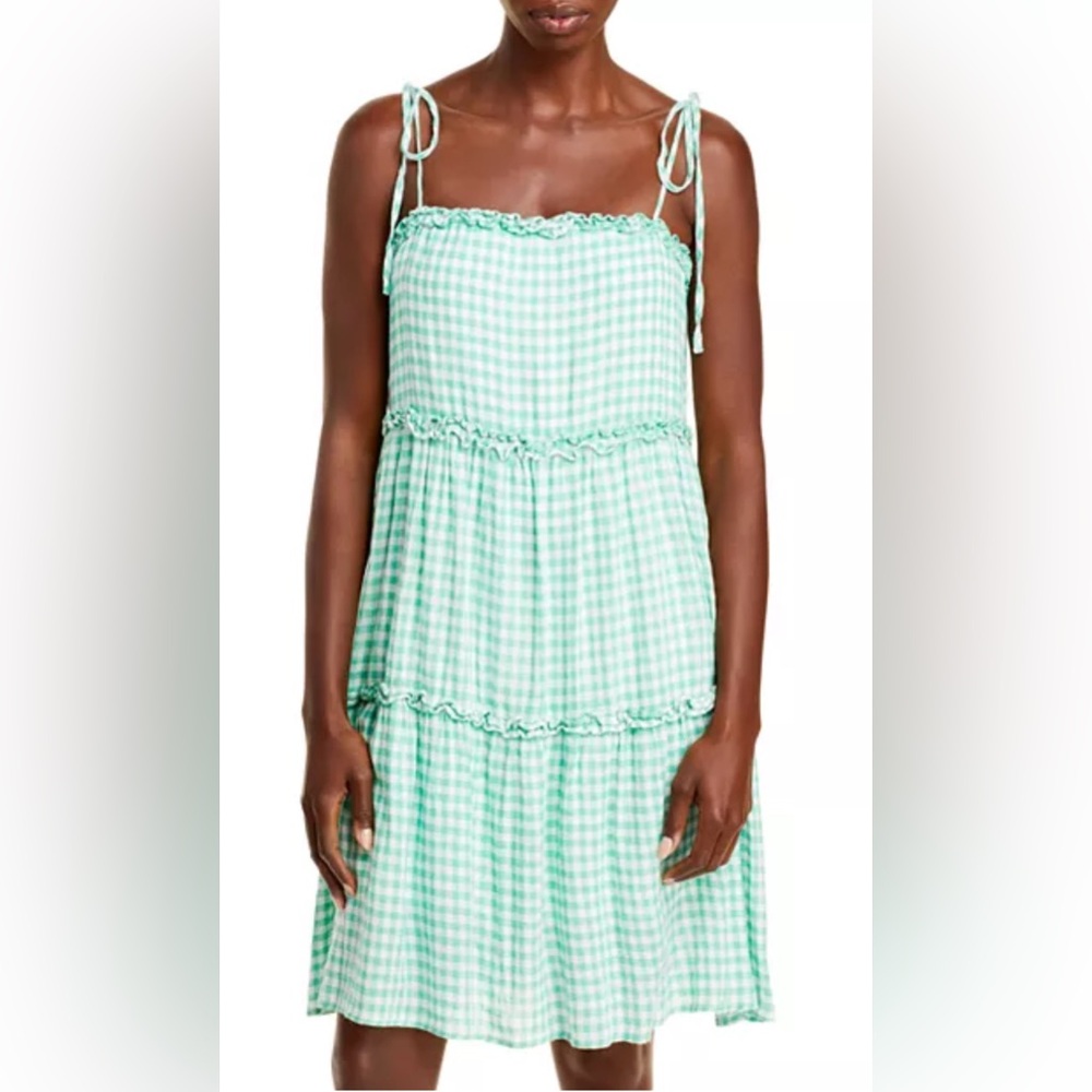 RAILS••Caralyn Tiered Gingham Mini Dress••Small